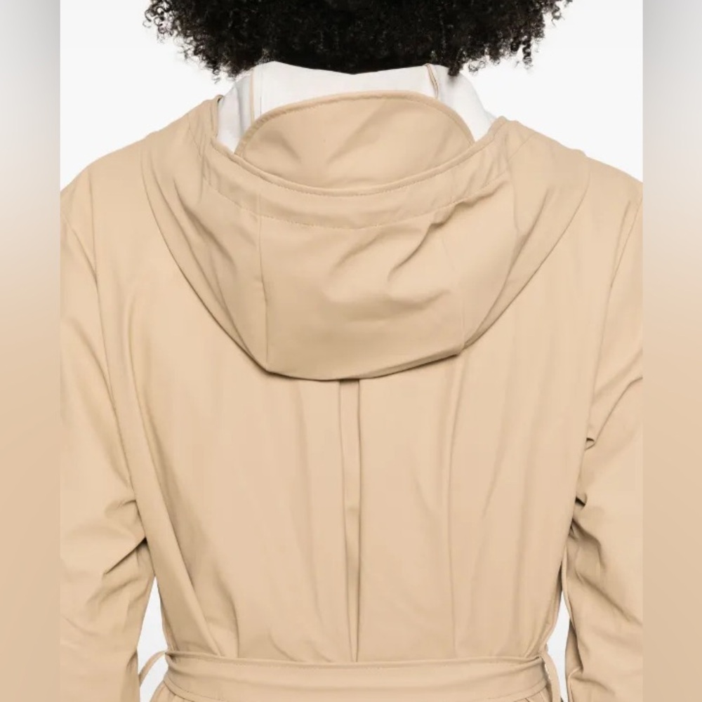 NWT Rains Belted Jacket sz XL Waterproof Wind Resistant - Picture 8 of 10